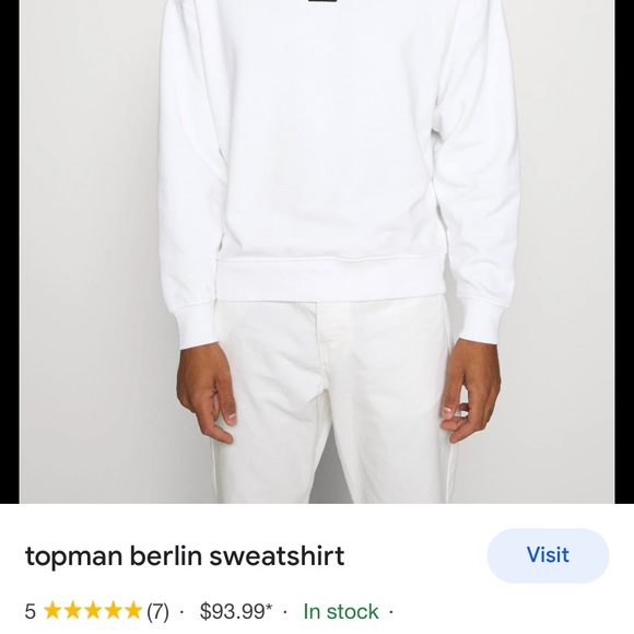 Top man Berlin sweater lightly worn - Picture 2 of 5